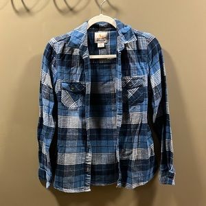 Field & Stream size small blue flannel.